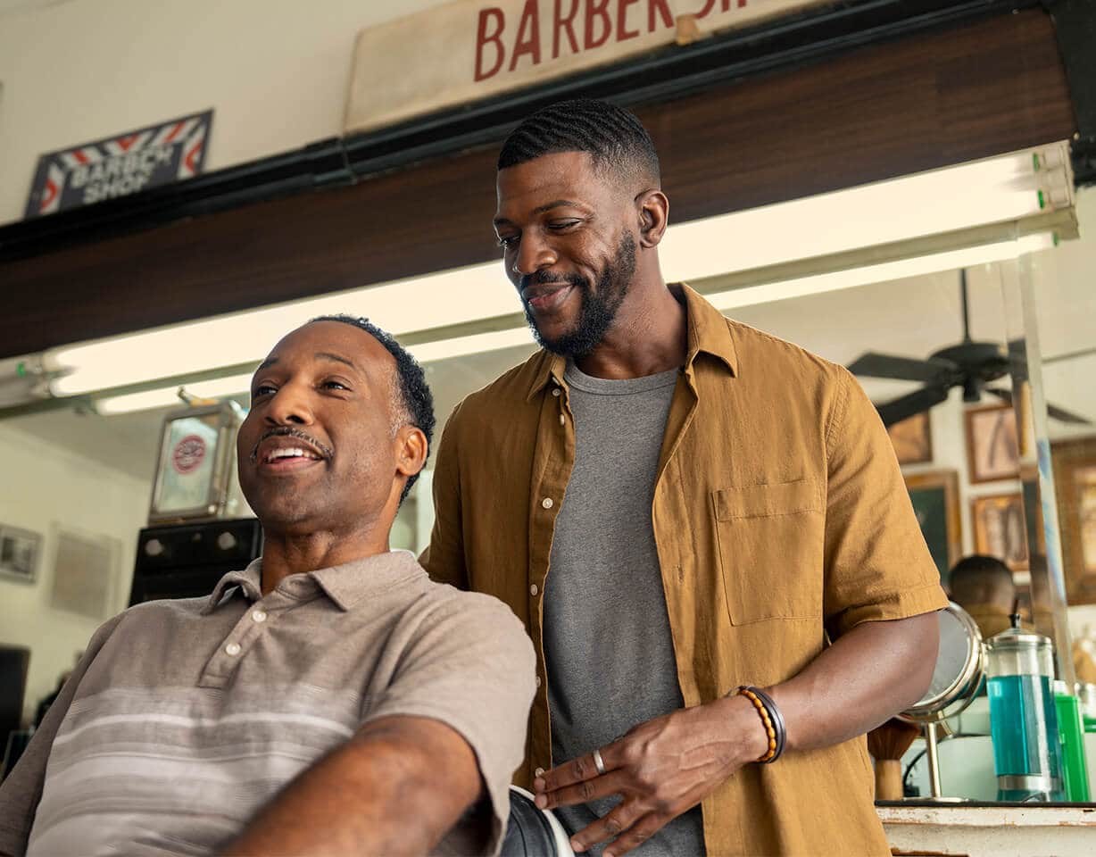 Image of barber working